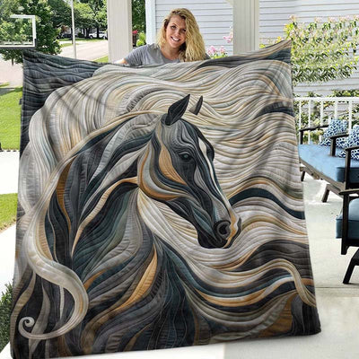 Horse Grace Blanket - D244 - Premium Blanket