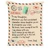 To My Daughter - Straighten Your Crown - Fleece Blanket