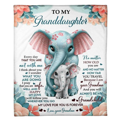 To My Granddaughter - From Grandma - A335 - Premium Blanket