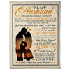 To My Husband - From Wife - Coupleblanket - A361 - Premium Blanket