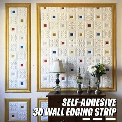 3D Wall Edging - Self Adhesive Environmental Protection 3D Wall Edging Strip