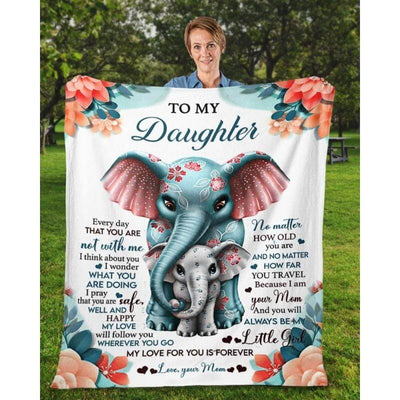 To My Daughter - From Mom - A335 - Premium Blanket