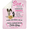 To My Son - From Dad - A327 - Premium Blanket