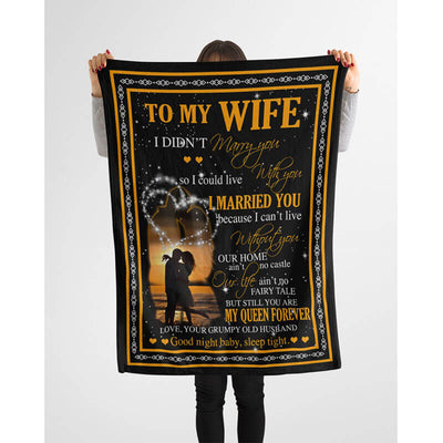 To My Wife - From Husband - A518 - Premium Blanket