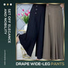 Stylish Pleated Wide-leg Pants