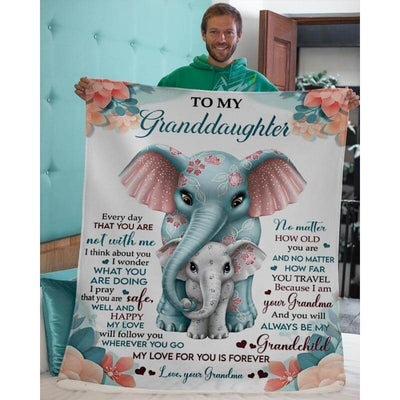 To My Granddaughter - From Grandma - A335 - Premium Blanket