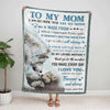 To My Mom - From Son  - A372 - Premium Blanket