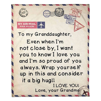 To My Granddaughter - From Grandma - A325 - Premium Blanket