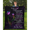 To My Dad - From Daughter - Butterfly A319 - Premium Blanket