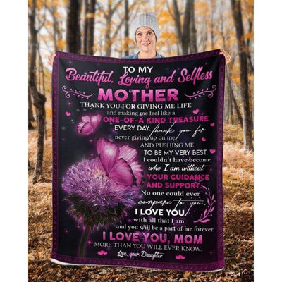 To My Mom - From Daughter  - A368 - Premium Blanket