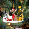 Chihuahua Christmas Ornament SM055