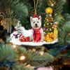 West Highland White Terrier Christmas Ornament SM066