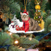 Pixie-bob Cat Christmas Ornament SM186