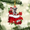 Italian Greyhound In Gift Bag Christmas Ornament GB003