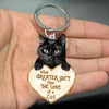 Black Cat What Greater Gift Than The Love Of A Cat Acrylic Keychain GG043