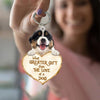Australian Shepherd What Greater Gift Than The Love Of A Dog Acrylic Keychain GG060