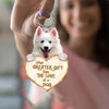 American Eskimo What Greater Gift Than The Love Of A Dog Acrylic Keychain GG067