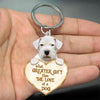 Dogo Argentino What Greater Gift Than The Love Of A Dog Acrylic Keychain GG101