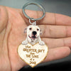 Dogo Argentino Pointer What Greater Gift Than The Love Of A Dog Acrylic Keychain GG106