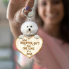 Bichon Frise What Greater Gift Than The Love Of A Dog Acrylic Keychain GG107