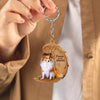 Shetland Sheepdog Forever In My Heart Acrylic Keychain FK015