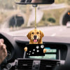 Golden Retriever Fly With Bubbles Car Hanging Ornament BC055