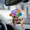 Goat Fly With Bubbles Car Hanging Ornament BC069