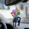 Goat Fly With Bubbles Car Hanging Ornament BC080