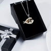 Boxer Sleeping Angel Stainless Steel Necklace SN089