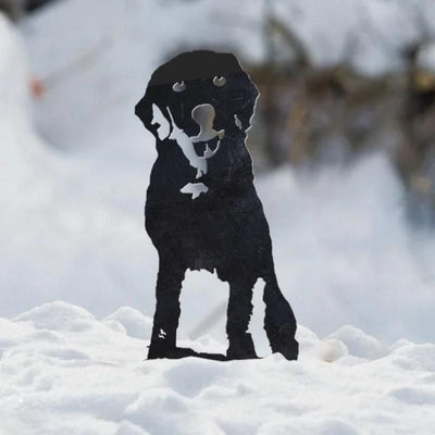 Labrador Retriever Metal Silhouette