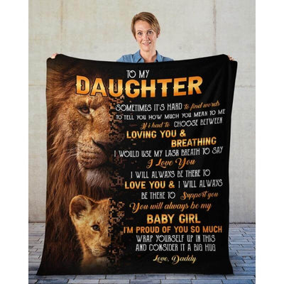 To My Daughter- From Dad - A322 - Premium Blanket