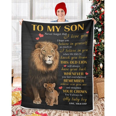 To My Son - From Dad - A384 - Premium Blanket