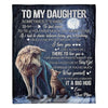 To My Daughter - From Mom - A323 - Premium Blanket