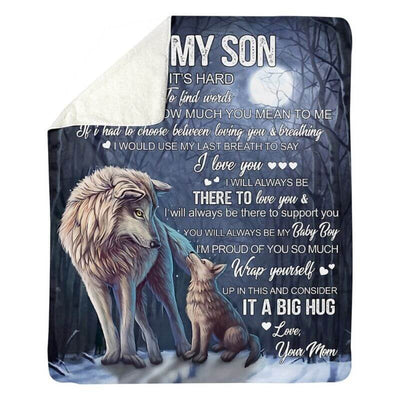 To My Son - From Mom - A323 - Premium Blanket