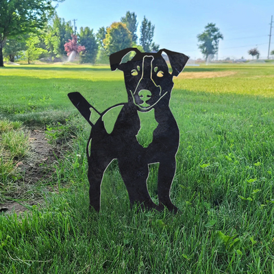 Jack Russell Terrier Metal Silhouette