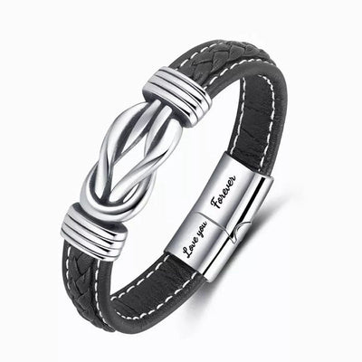 To My Man - I Love You Forever and Always Linked Bracelet